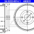 Brzdový buben ATE 24.0222-8014 (AT 480031) - FORD