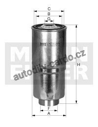 Palivový filtr MANN WK730/2 (MF WK730/2)