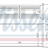 Chladič turba NISSENS 96550