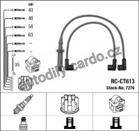 Sada kabelů pro zapalování NGK RC-CT613 - CITROËN