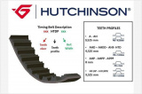 Rozvodový řemen HUTCHINSON 141 AH 25.0