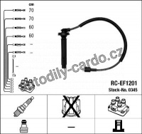 Sada kabelů pro zapalování NGK RC-EF1201 - SUBARU