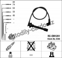 Sada kabelů pro zapalování NGK RC-EM1201 - MITSUBISHI