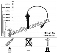 Sada kabelů pro zapalování NGK RC-EM1202 - MITSUBISHI