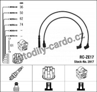 Sada kabelů pro zapalování NGK RC-ZE17