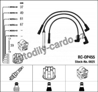 Sada kabelů pro zapalování NGK RC-OP455 - OPEL