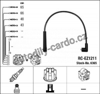 Sada kabelů pro zapalování NGK RC-EZ1211 - MAZDA
