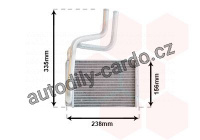 Výměník tepla pro vnitřní vytápění VAN WEZEL 18006286