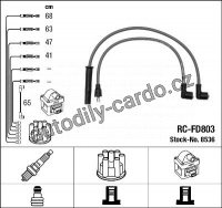 Sada kabelů pro zapalování NGK RC-FD803 - FORD
