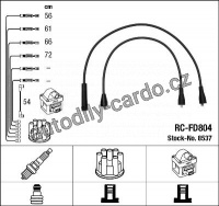 Sada kabelů pro zapalování NGK RC-FD804 - FORD