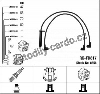 Sada kabelů pro zapalování NGK RC-FD817 - FORD