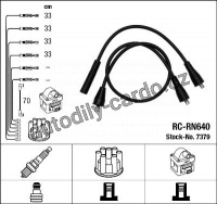 Sada kabelů pro zapalování NGK RC-RN640 - RENAULT