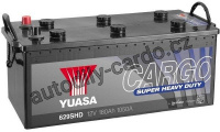 Autobaterie YUASA 629 SHD 180Ah 1050A 12V /513x223x223/