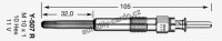 Žhavící svíčka NGK Y-507R - BMW