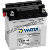 Moto baterie VARTA VT 503012 3Ah 30A 12V P+ Y6 FUNSTART FRESHPACK /100x58x112/ YB3L-A