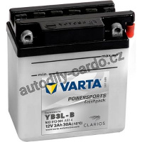 Moto baterie VARTA VT 503013001 3Ah 10A 12V P+ Y6 FUNSTART FRESHPACK /100x58x112/ YB3L-B