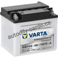 Moto baterie VARTA VT 507101 8Ah 80A 12V P+ Y3 FUNSTART FRESHPACK GM7CZ 3DYB7C-A GM7CZ-3D