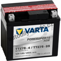 Moto baterie VARTA VT 507902 5Ah 110A 12V P+ Y5 FUNSTART AGM /113x70x105/ YTZ7S-4 / YTZ7S-BS