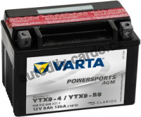 Moto baterie VARTA (508012008A514) VT 508012 8Ah 135A 12V L+ Y5 FUNSTART AGM /152x88x106/ YTX9-4 / YTX9-BS