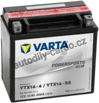 Moto baterie VARTA VT 512014 12Ah 200A 12V L+ Y5 FUNSTART AGM /152x88x147/ YTX14-4 / YTX14-BS