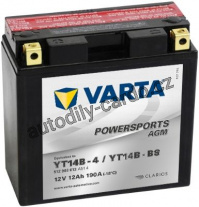 Moto baterie VARTA VT 512903 12Ah 130A 12V L+ Y11 FUNSTART AGM /152x70x150/ YT14B-4 / YT14B-BS