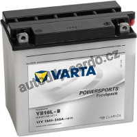 Moto baterie VARTA VT 519011 19Ah 190A 12V P+ Y6 FUNSTART FRESHPACK /176x101x156/ YB16L-B