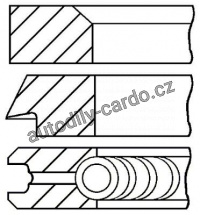 Sada pístních kroužků GOETZE 08-132905-00