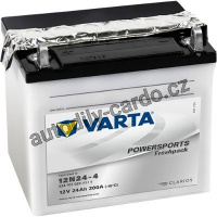 Moto baterie VARTA VT 524101 24Ah 200A 12V L+ Y3 FUNSTART FRESHPACK /186x125x178/ 12N24-4