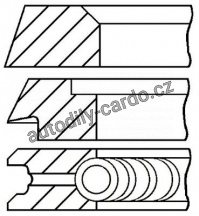 Sada pístních kroužků GOETZE 08-319600-10
