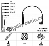 Sada kabelů pro zapalování NGK RC-AR906 - ALFA ROMEO