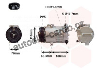 Kompresor, klimatizace VAN WEZEL 3700K418