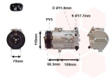 Kompresor, klimatizace VAN WEZEL 3700K418