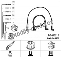 Sada kabelů pro zapalování NGK RC-MB218 - MERCEDES-BENZ