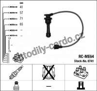 Sada kabelů pro zapalování NGK RC-ME64 - MITSUBISHI