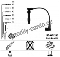 Sada kabelů pro zapalování NGK RC-OP1206 - OPEL