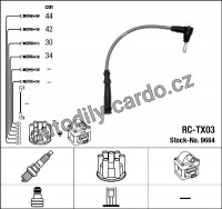 Sada kabelů pro zapalování NGK RC-TX03 - TOYOTA