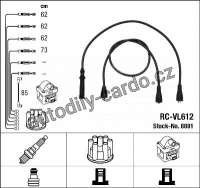 Sada kabelů pro zapalování NGK RC-VL612 - VOLVO