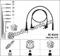Sada kabelů pro zapalování NGK RC-VL616 - RENAULT, VOLVO