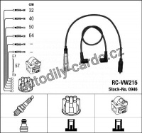 Sada kabelů pro zapalování NGK RC-VW215 - SEAT, VW