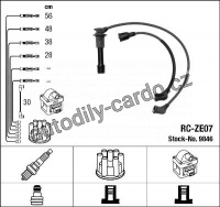 Sada kabelů pro zapalování NGK RC-ZE07 - MAZDA