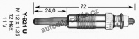 Žhavící svíčka NGK Y-924U - OPEL, PEUGEOT