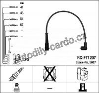 Sada kabelů pro zapalování NGK RC-FT1207