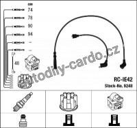 Sada kabelů pro zapalování NGK RC-IE42