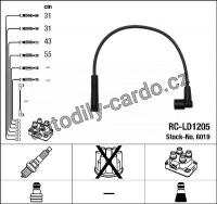 Sada kabelů pro zapalování NGK RC-LD1205
