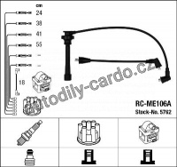 Sada kabelů pro zapalování NGK RC-ME106A