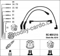 Sada kabelů pro zapalování NGK RC-MX1215