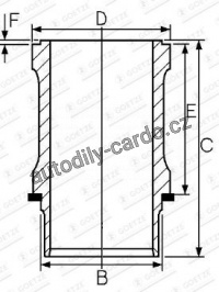 Válcové pouzdro GOETZE 14-112800-00