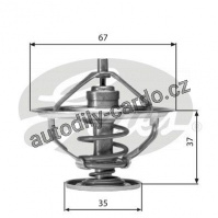 Termostat GATES (GT TH01682G1) - BMW