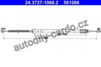 Lanko ruční brzdy ATE 24.3727-1066 (AT 581066)