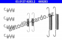 Sada příslušenství, parkovací brzdové čelisti ATE 03.0137-9283 (AT 669283)